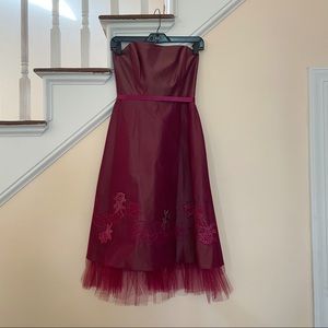 Laundry by Shelli Segal vintage strapless dress